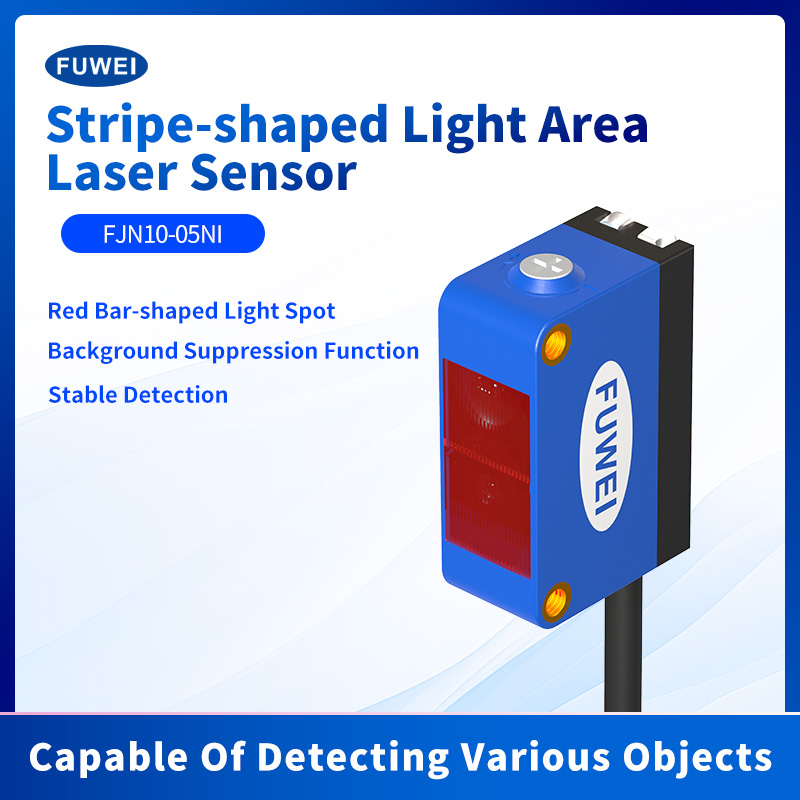 Sensor láser de supresión de fondo FJN10-50NF-C: Detección precisa, inteligente y confiable