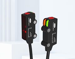 Barreras de color de ruptura, detección precisa sin sesgo: Fuwei Electronics FGNS08-10 Serie Sensores de supresión de fondo en miniatura