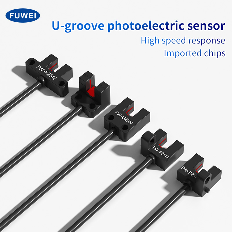 Sensor fotoeléctrico de canal Serie FW25