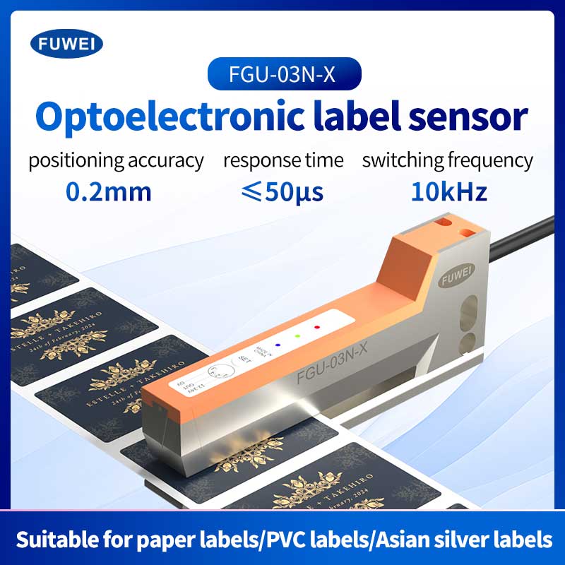 FGU-03N-X para etiquetadora sensor fotoeléctrico de etiquetas