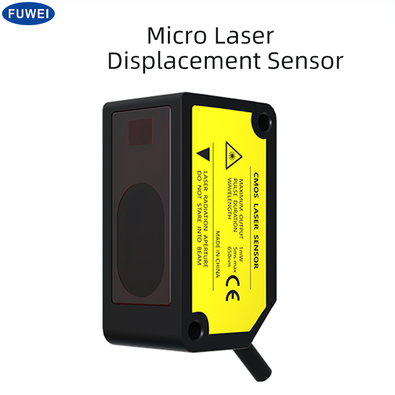 FUWEI FSD22 Sensor de rango de desplazamiento láser analógico de alta precisión 420mA 0-5V Sensor de medición plano de forma cuadrada