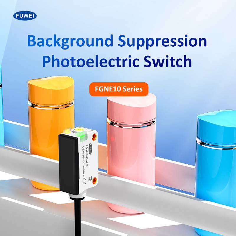 Sensor fotoeléctrico cuadrado FGNE10-25NF-B